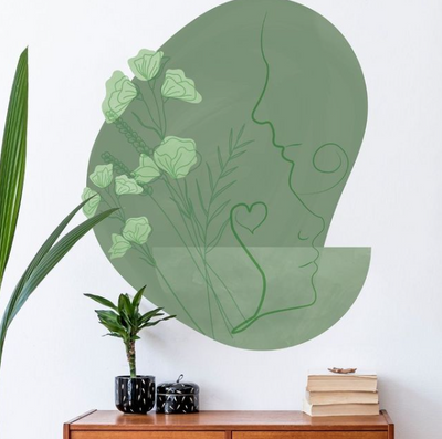 Create your own custom silhouettes for a wall decal