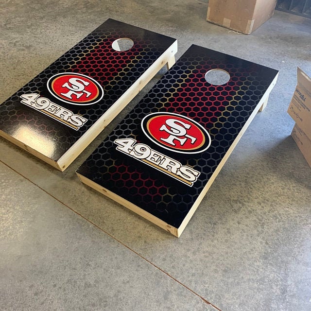 Autocolantes Personalizados para Cornhole da Liga de Futebol Americano