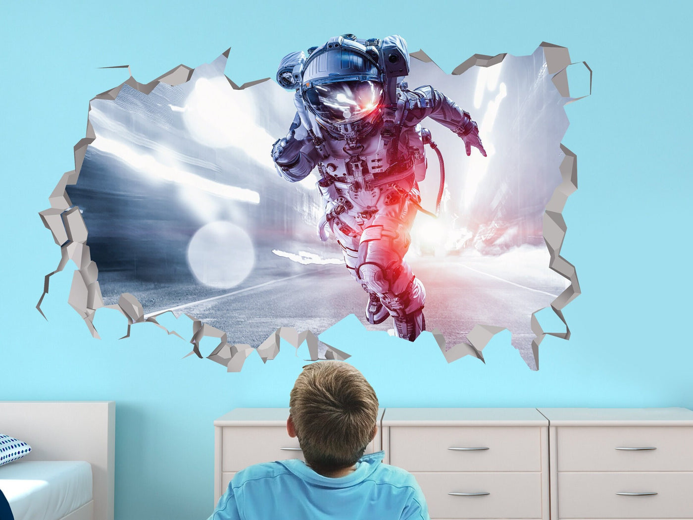 Astronaut Wall Decal -  Space Nasa removable wall decal