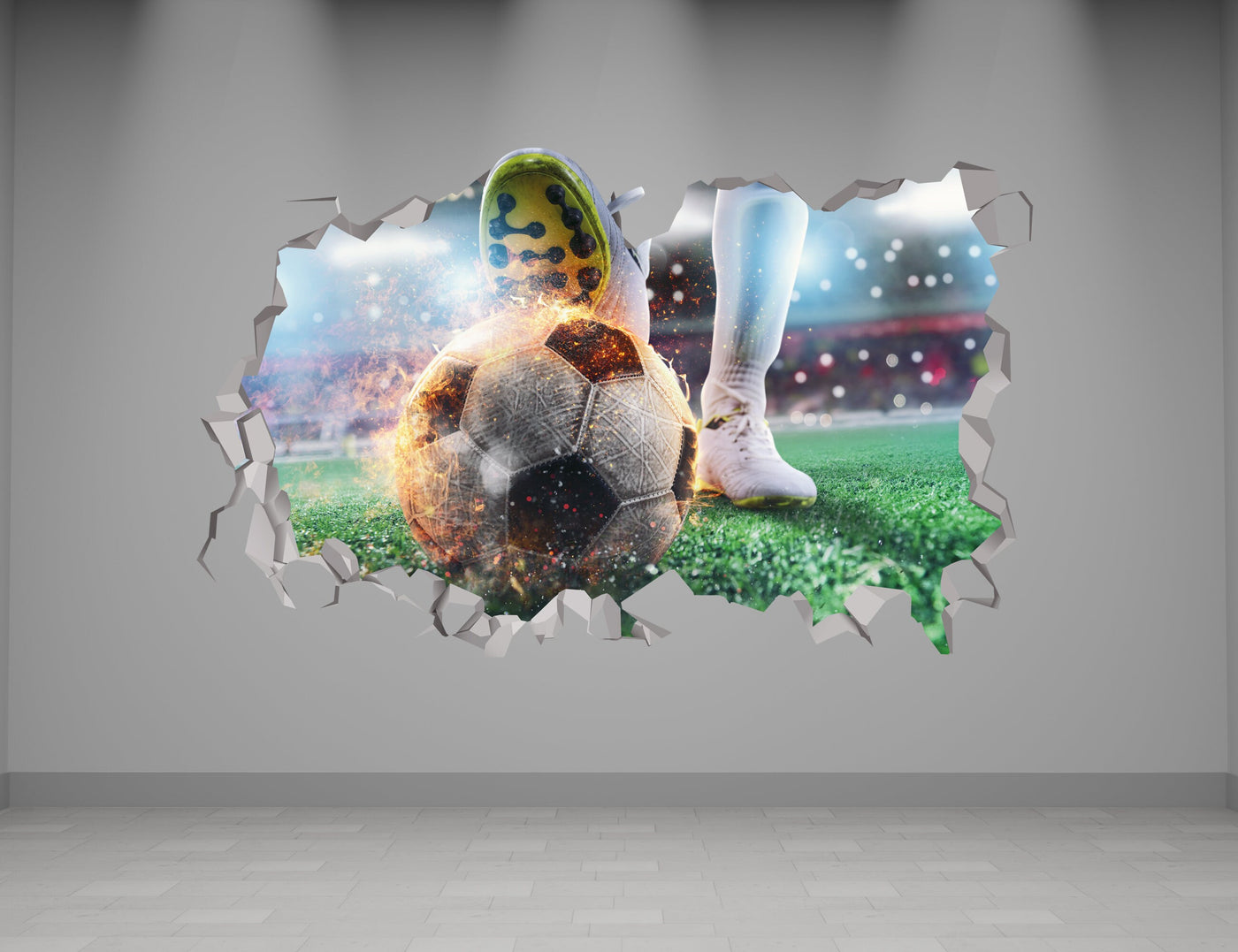 Soccer Wall Decor for Kids Room - Soccer Wall Decal - Soccer Wall Art - Soccer Gifts - Soccer Stickers - Soccer Goal Decal - Kids Decor